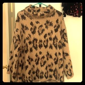 NWT kate spade print wool sweater